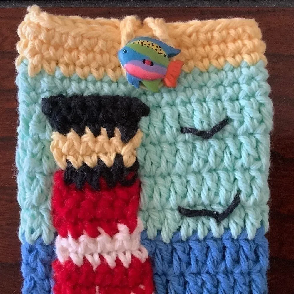 CROCHET HAND MADE COTTON 100% IPHONE CASE